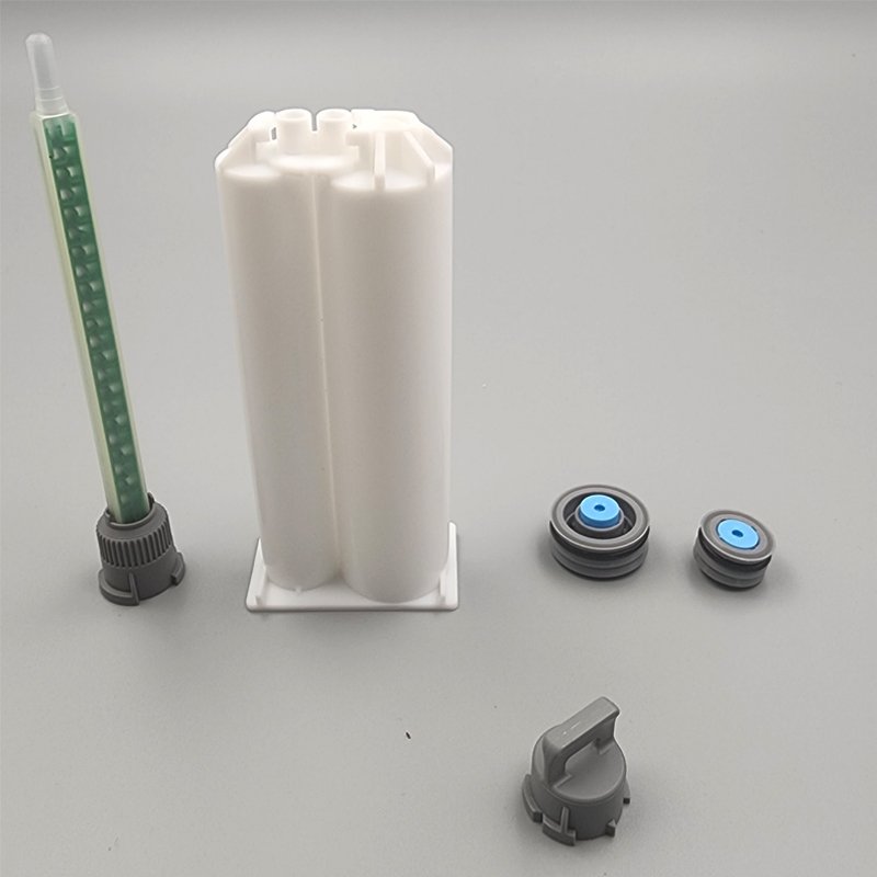50ML 2:1 B style New Plastic AB Glue Dispensing Double Barrel Syringe cartridge two component