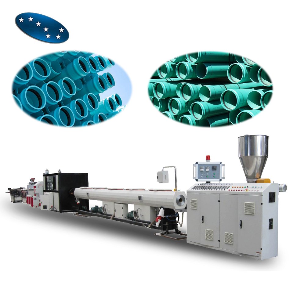 Plastic PVC PE PP PPR ABS pipe vacuum calibrator water spray cooling tank for pipe making machine