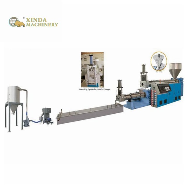 pp pe recycle plastic granules making machine plastic converter to granules recycling machine granulator