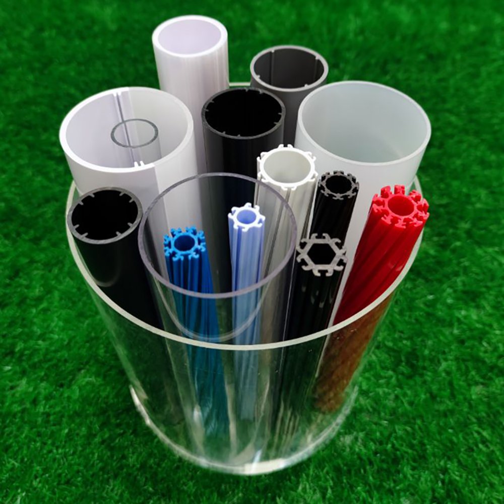 PC/ABS/PVC/PE/PP/TPU/TPV Extrusion Plastic Custom Profiles