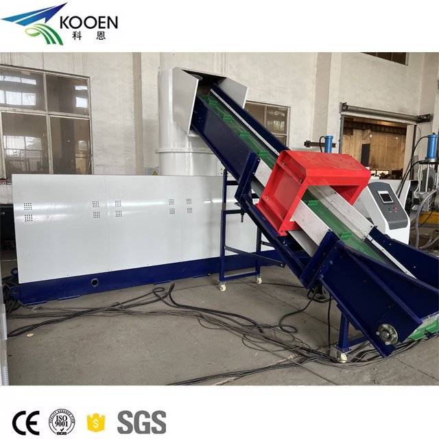 KOOEN hdpe plastic pelletizing machine pp pe plastic film price of pelletizing machine