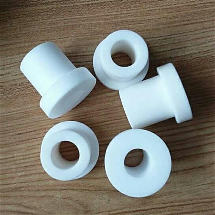 PTFE plastic bushing nylon flange insulating sleeve bush with spiral slot POM sleeves for bolts