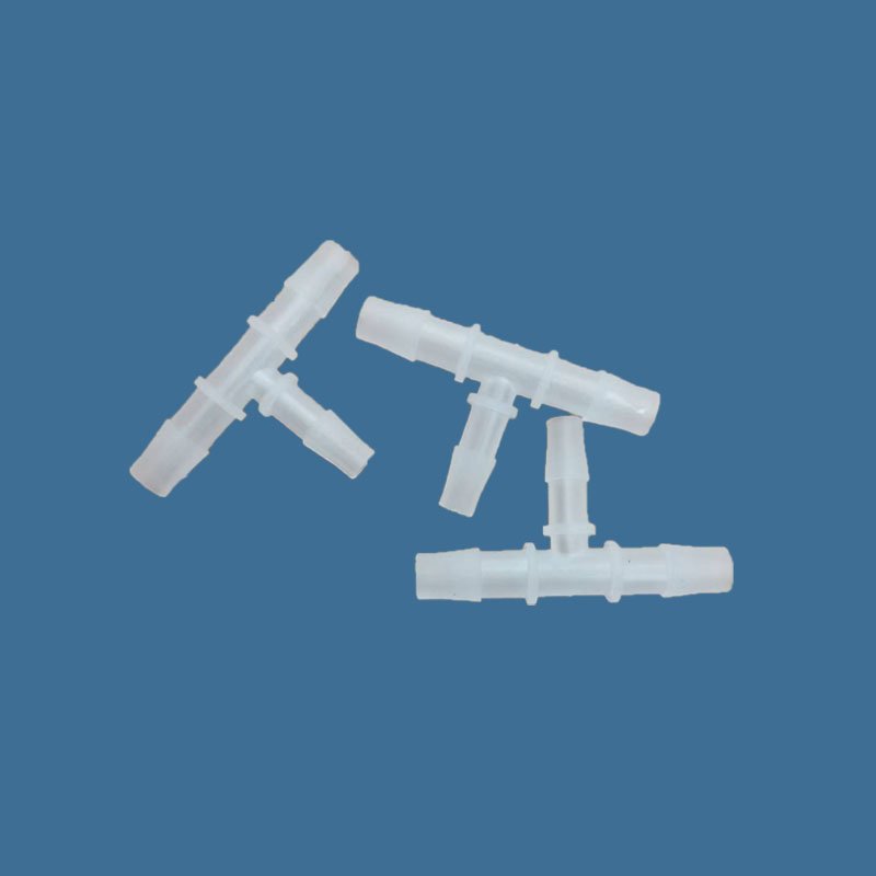 Medical 3 Ways Equal Reducer Tubing Barb Tee Small Barbed Tube T Pipe Fittings Joint Plastic White Plastic Moulding Mould Clamps