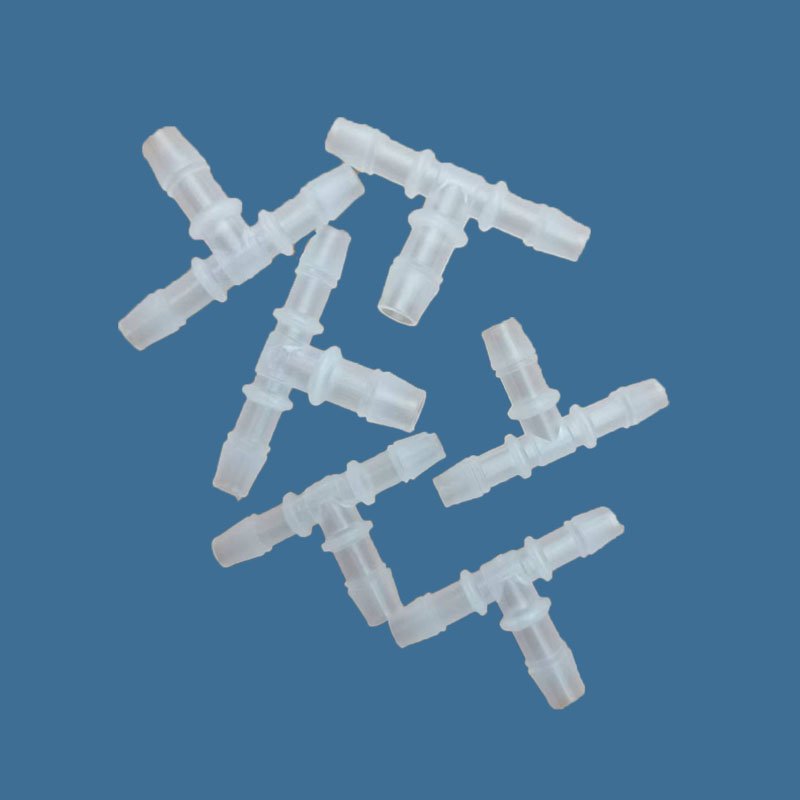 Medical 3 Ways Equal Reducer Tubing Barb Tee Small Barbed Tube T Pipe Fittings Joint Plastic White Plastic Moulding Mould Clamps