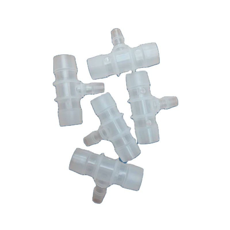 Medical 3 Ways Equal Reducer Tubing Barb Tee Small Barbed Tube T Pipe Fittings Joint Plastic White Plastic Moulding Mould Clamps