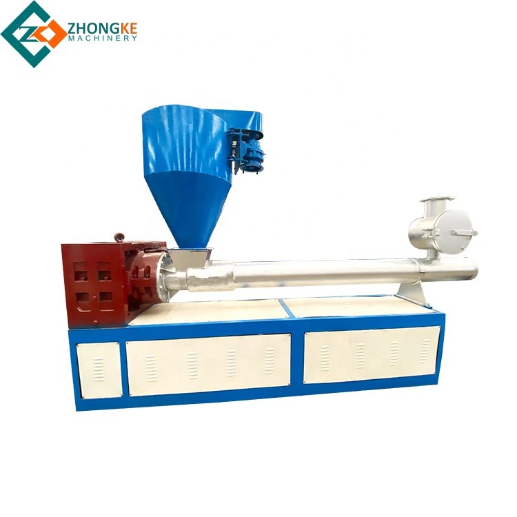Plastic PE/PP/PET bottle strip plastic pelletizing auxiliary granulator machinery