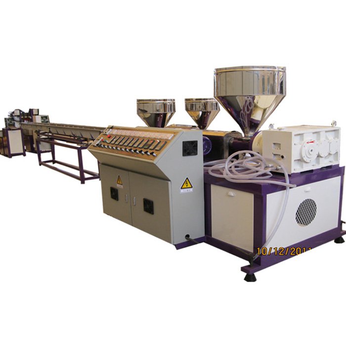 plastic pe pp rattan extruding machine