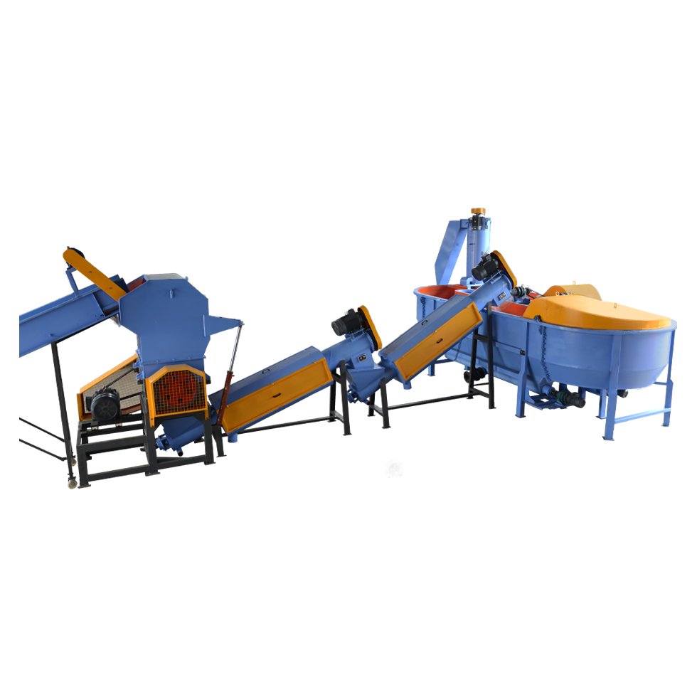 Cost of plastic recycling machine PP PE agriculture film woven jumbo big bags washing line waste plastic recycling machinery