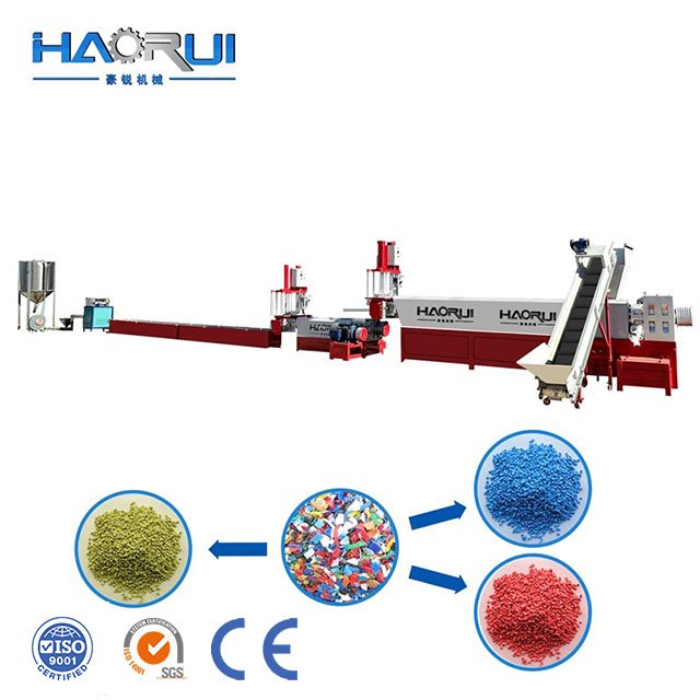 Plastic pellet making Recycling pelletizing Granulator pelletizer machine for plastics