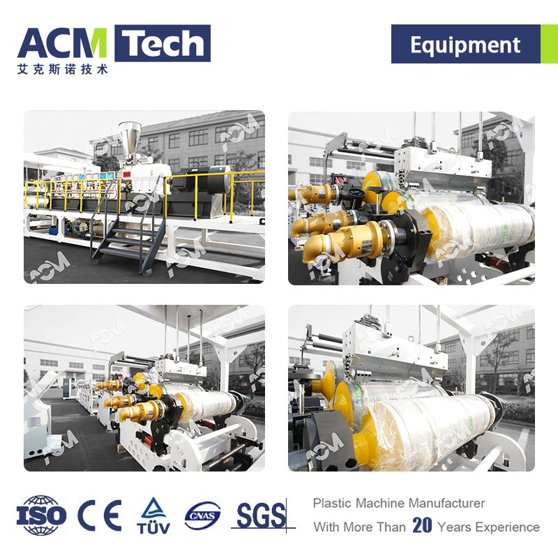 High Quality Automatic PP PET PE Pvc PS plastic sheet extrusion making machine Production line