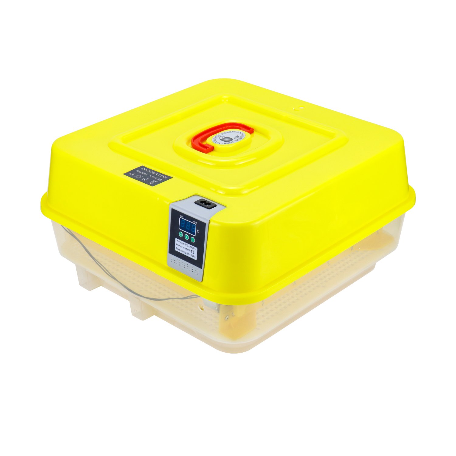 New custom logo 42 eggs incubator ABS PP material safe and efficient egg incubator