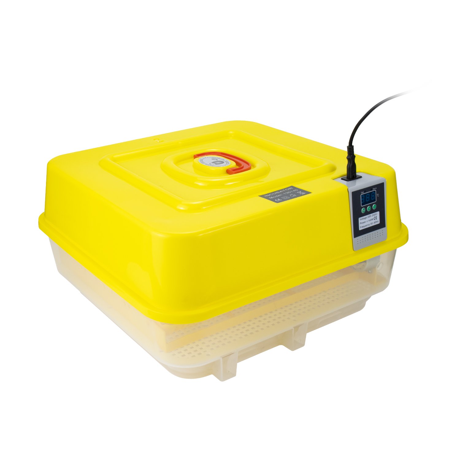 New custom logo 42 eggs incubator ABS PP material safe and efficient egg incubator