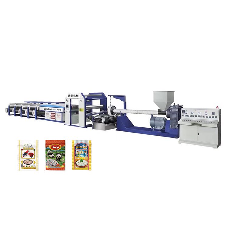 Top sale pp flat yarn extrusion machine pp woven sack production line