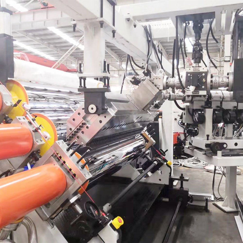 PET PP Sheet Extruder Making Machine Transparent Clear PET PS PP Sheet Roll Extrusion line