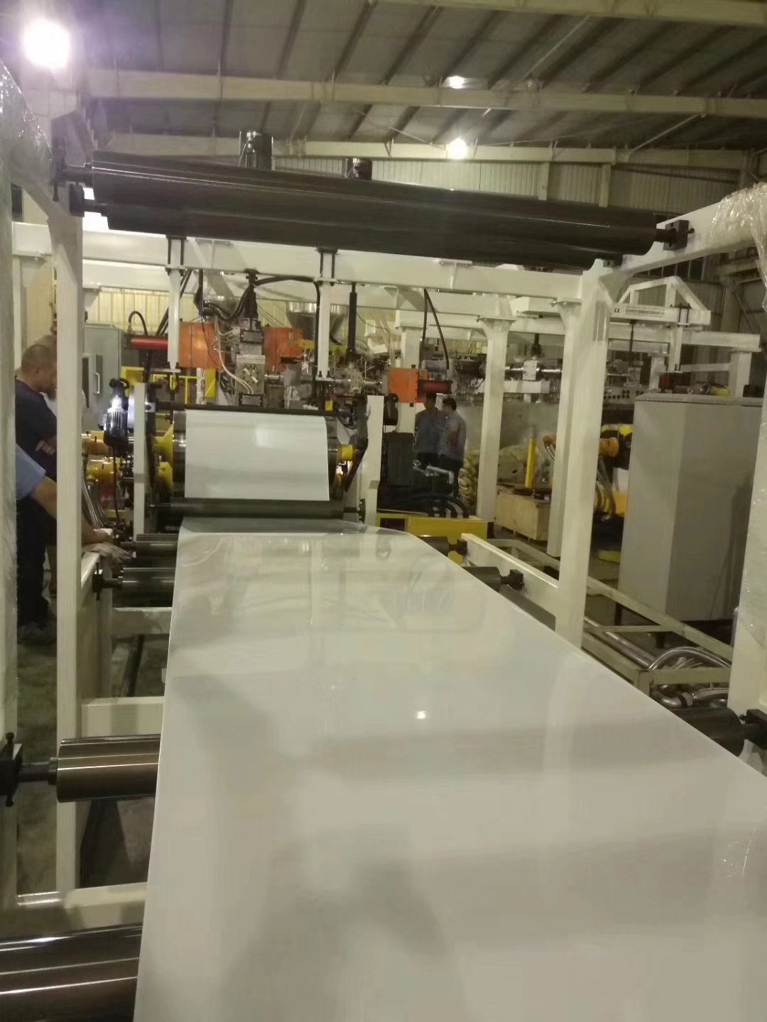 JWELL PP PS PE PET ABS PVC Plastic Sheet Making Machine/Sheet/ Board/ Panel Production Line