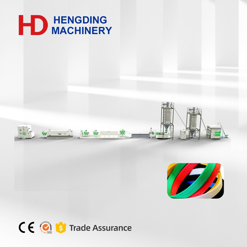 New Single-Screw Plastic Extruder Genre Machine for Pet Packing Tape Strap and PP/PET Pipe Making with Core Components Included