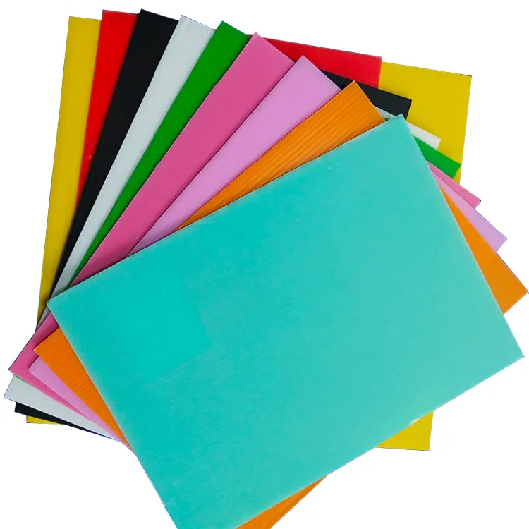 factory Wholesale 2Mm 3Mm Grass Construction Plastic Corrugated Advertising Pp Hollow Board pp honeycomb plate