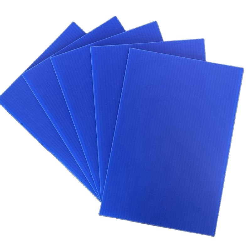 factory Wholesale 2Mm 3Mm Grass Construction Plastic Corrugated Advertising Pp Hollow Board pp honeycomb plate