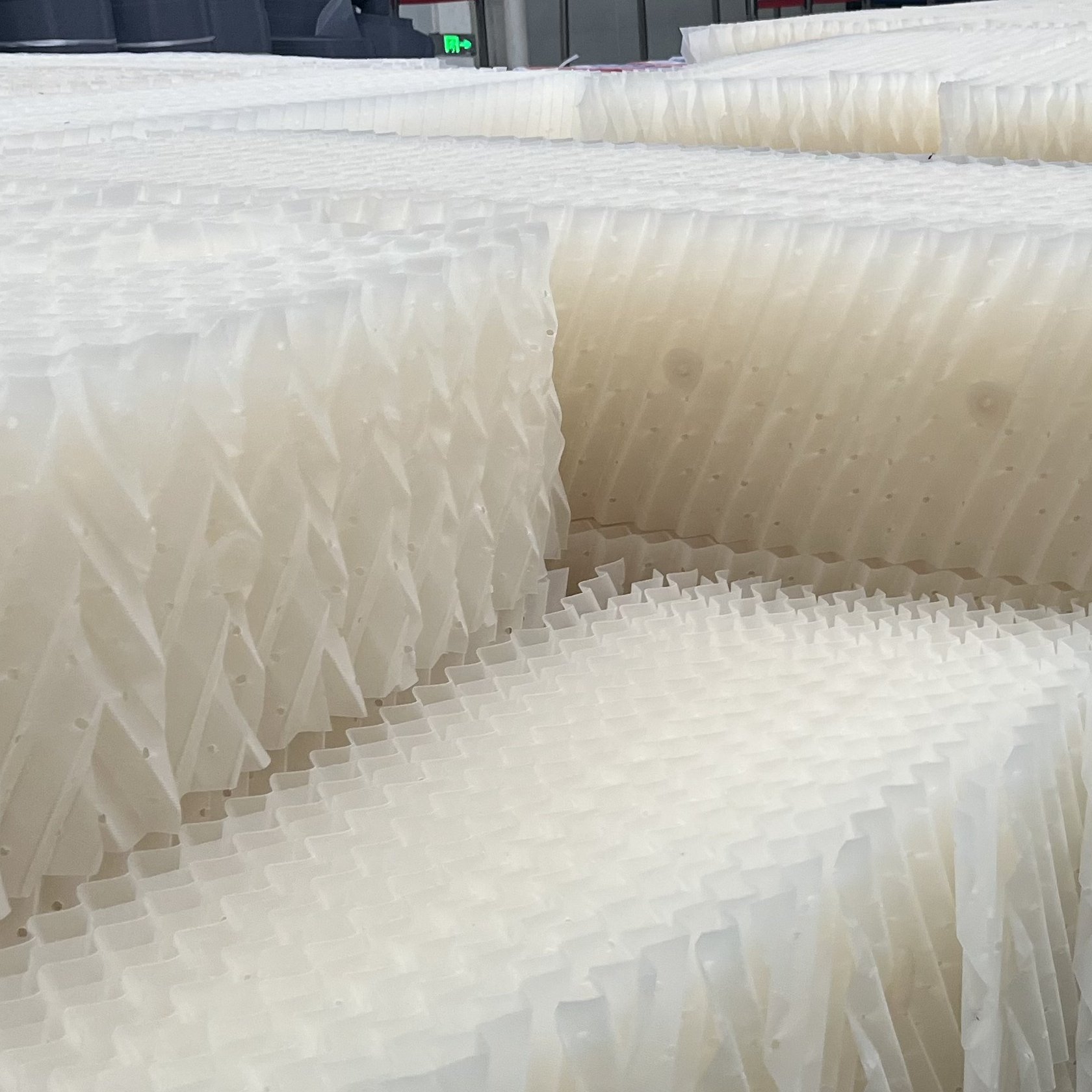 JXKELLEY 125y 250y Plastic PP Corrugated Plate Structured Packing For Scrubber Tower Column Packing