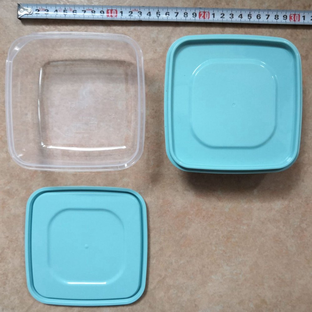 JIEWEI Injection mold Food Grade PP plastic container with airtight lid