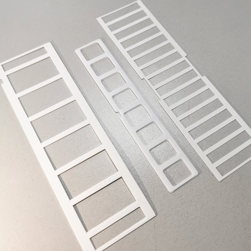 Factory direct sale 0.3mm thickness Embossing Matte Plastic PP polypropylene Synthetic paper for Electronics spacer