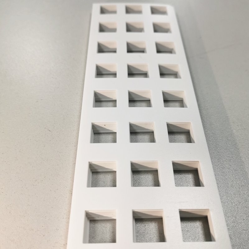 Factory direct sale 0.3mm thickness Embossing Matte Plastic PP polypropylene Synthetic paper for Electronics spacer