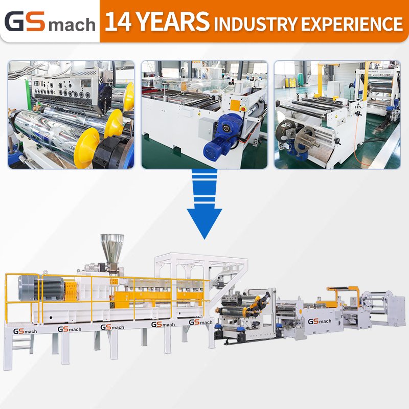 Manufacturing Sheet Extruder Machine PET PLA Sheet Extrusion Production Line PP Sheet Making Machine
