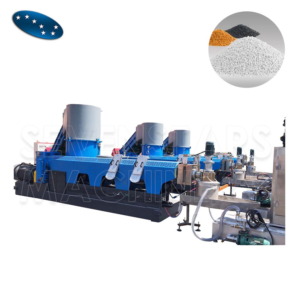 New design PP PE HDPE LDPE LLDPE Plastic pelletizer pelletizing granules making granulator machine