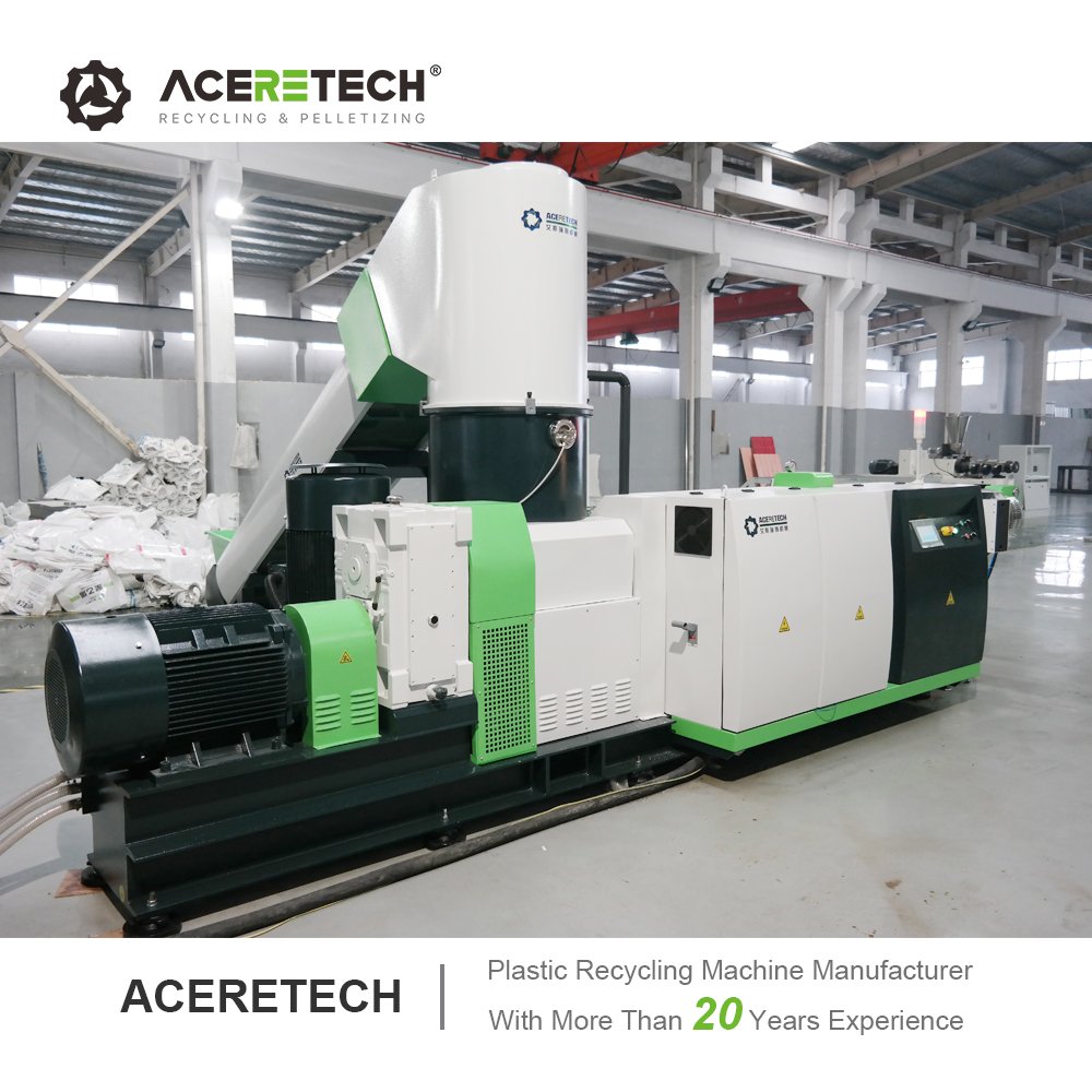 200-500KG/H Pp/Pe Ldpe Recycled Plastic Pelletizing Machine Plastic Pellet Machinery Recycling Machine ACS-H