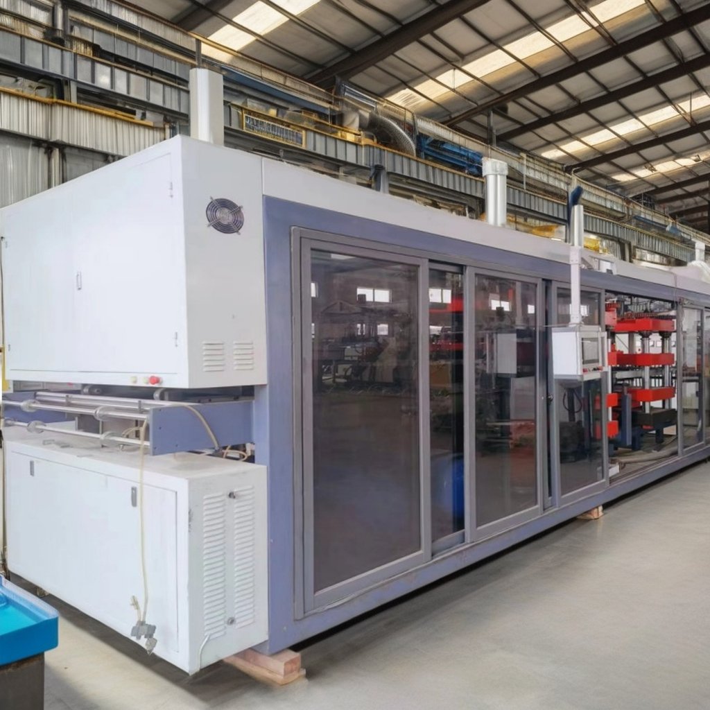 Automatic Thermoforming Machine for Blister Fast Food Box for PS PVC PET PP PE ABS EPS HIPS PMMA Plastic-New Used Condition