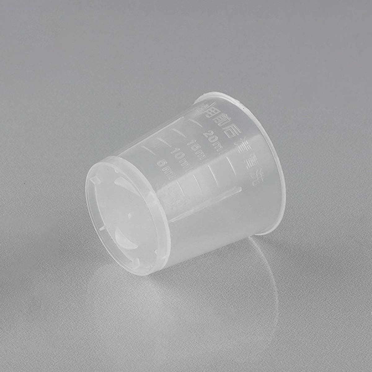 20ML Wholesale Transparent High Temperature Resistant Disposable PP Pharmaceutical Measuring Cup for Oral Liquid