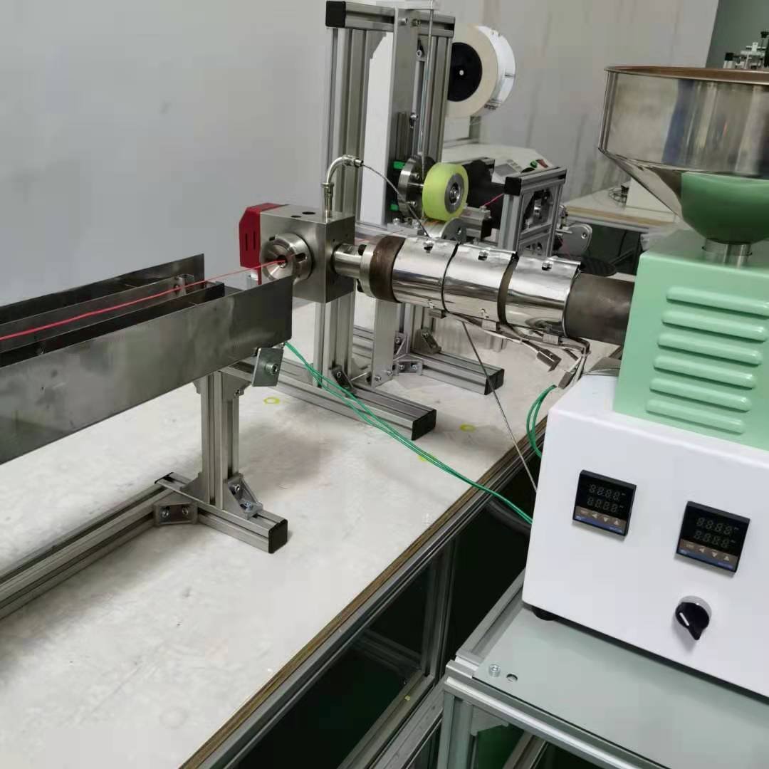 SJ25 experimental single screw extruder PE, PVC plastic rattan desktop laboratory extruder