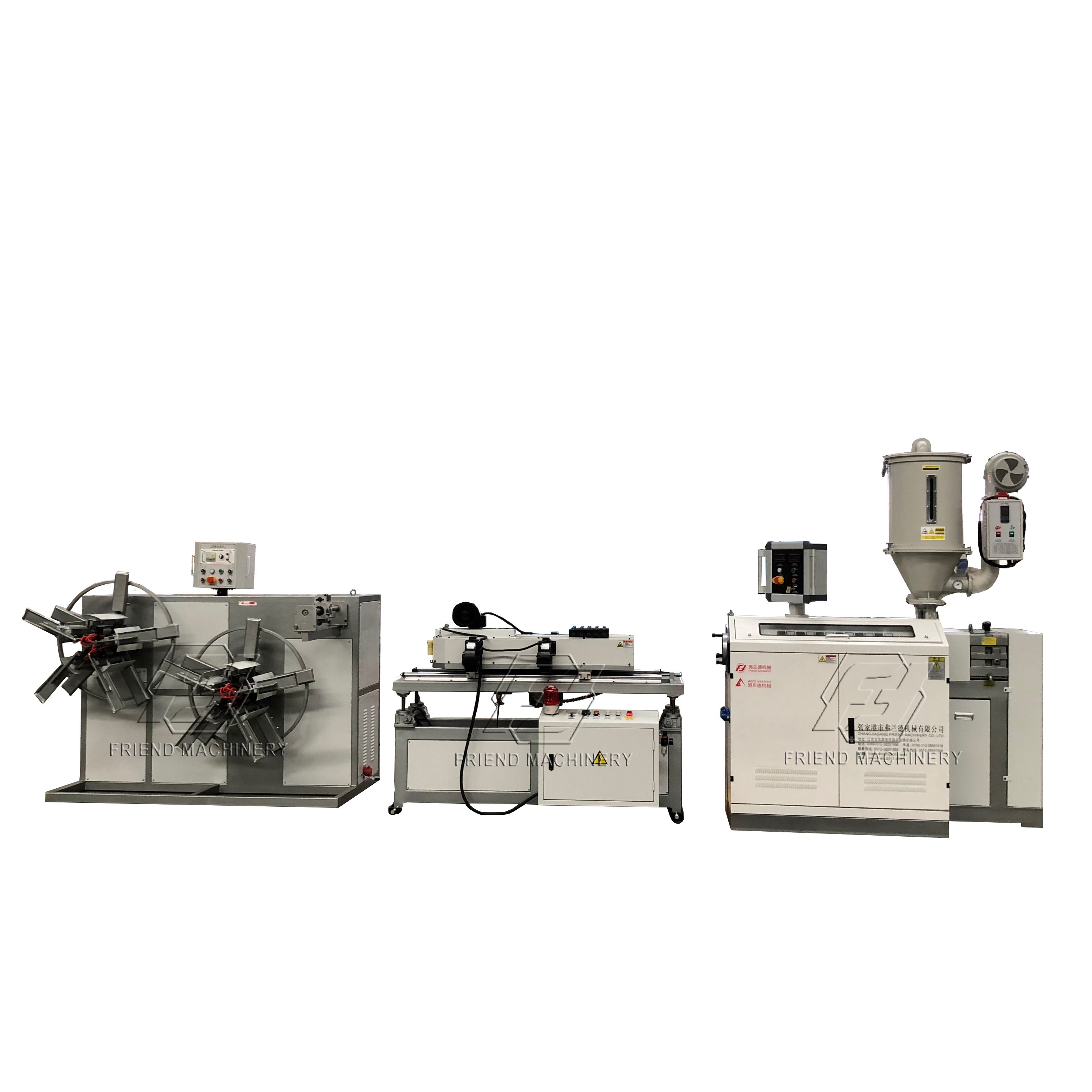 12-50mm PE/PP single wall corrugated pipe extruder production line making machine