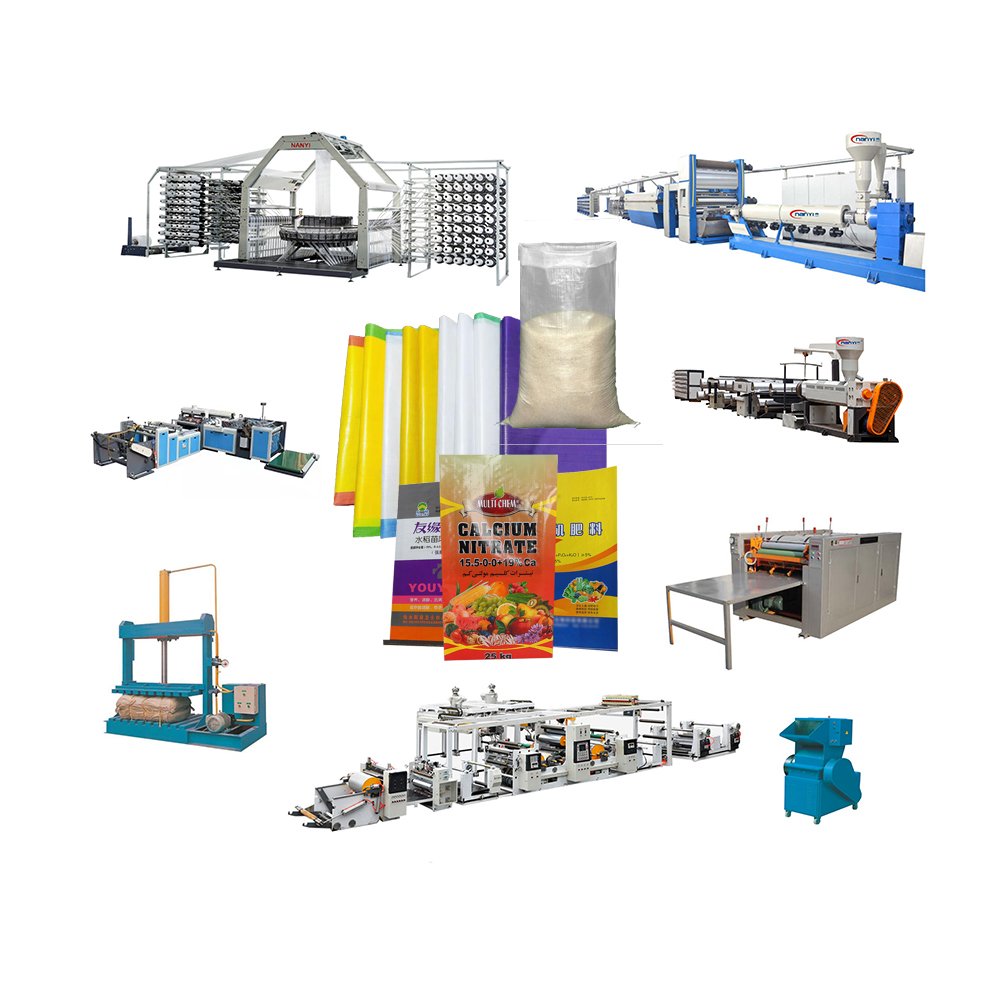 Popular type in Viet Nam PP woven bag making machine PP woven sack production line plastic extruder