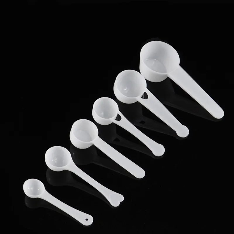 Colored 5-piece measuring spoons with scales milk powder seasoning tablespoons teaspoons gram spoons baking