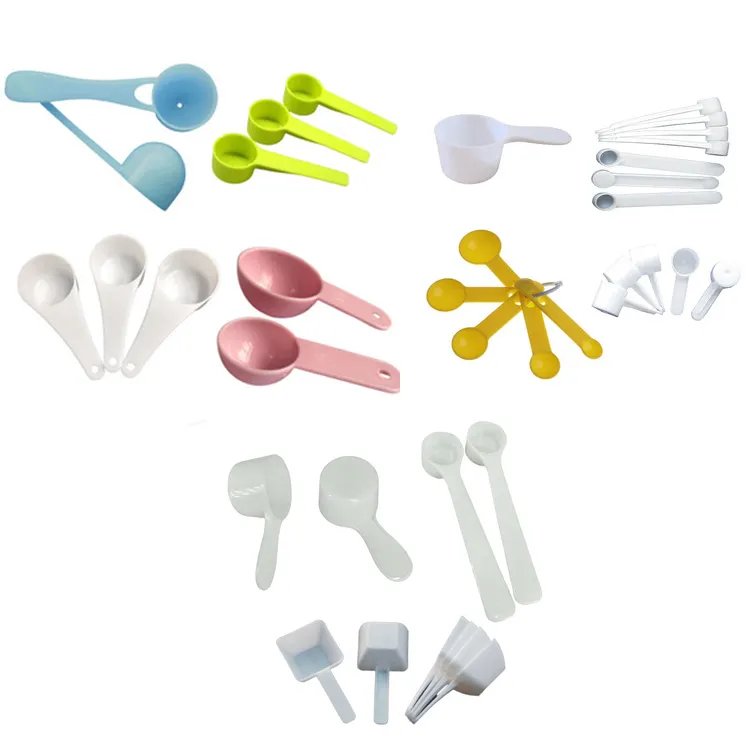 Colored 5-piece measuring spoons with scales milk powder seasoning tablespoons teaspoons gram spoons baking