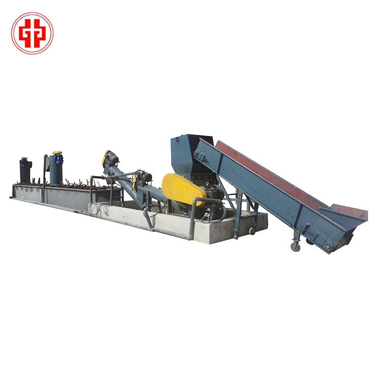 PE plastic film crusher PP woven bag crushing waste PE PP plastic recycling and washing machine