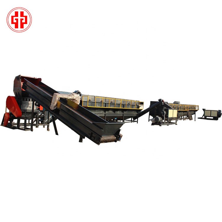 PE plastic film crusher PP woven bag crushing waste PE PP plastic recycling and washing machine