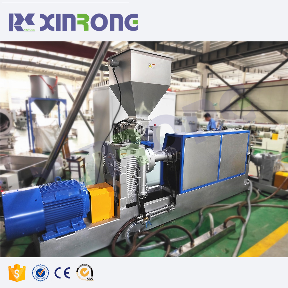Low Noise Plastic Single Screw Pellet making Machine Extruder PP/PE Flakes Plastic Recycling Machine