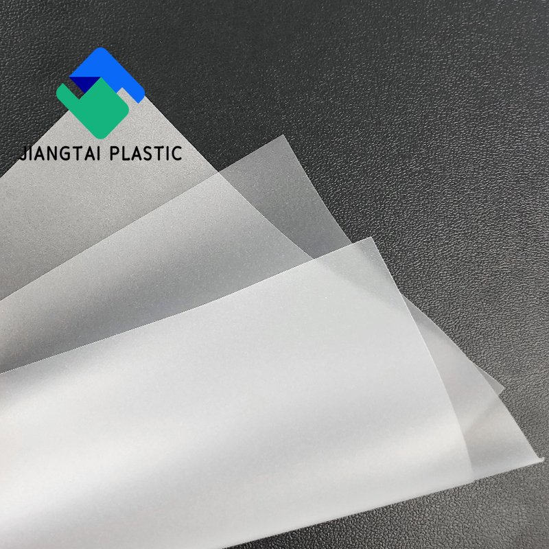 Jiangtai plastic thickness 0.3mm-0.8mm transparent natural white color PP Plastic Sheet