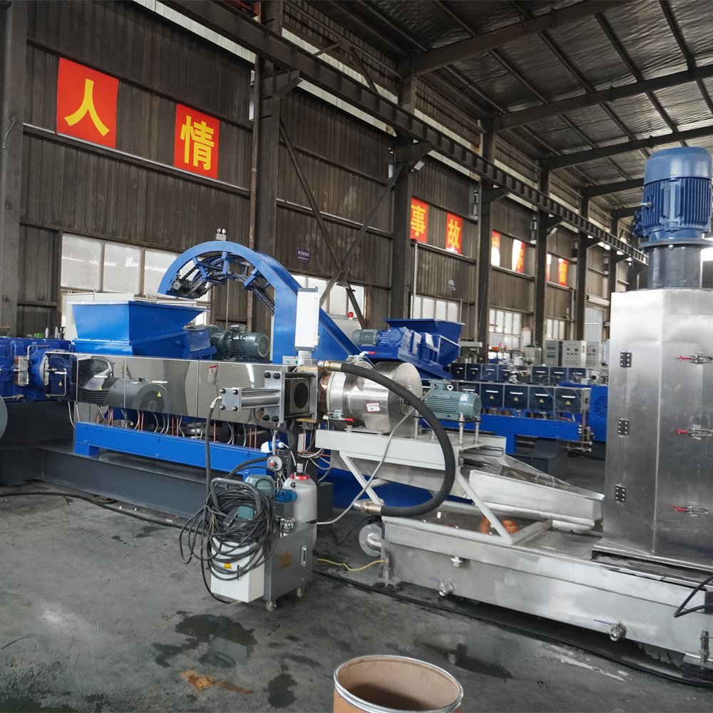 PE pelletizing extruder PP filler masterbatch Granulation line PET PA granules making machine