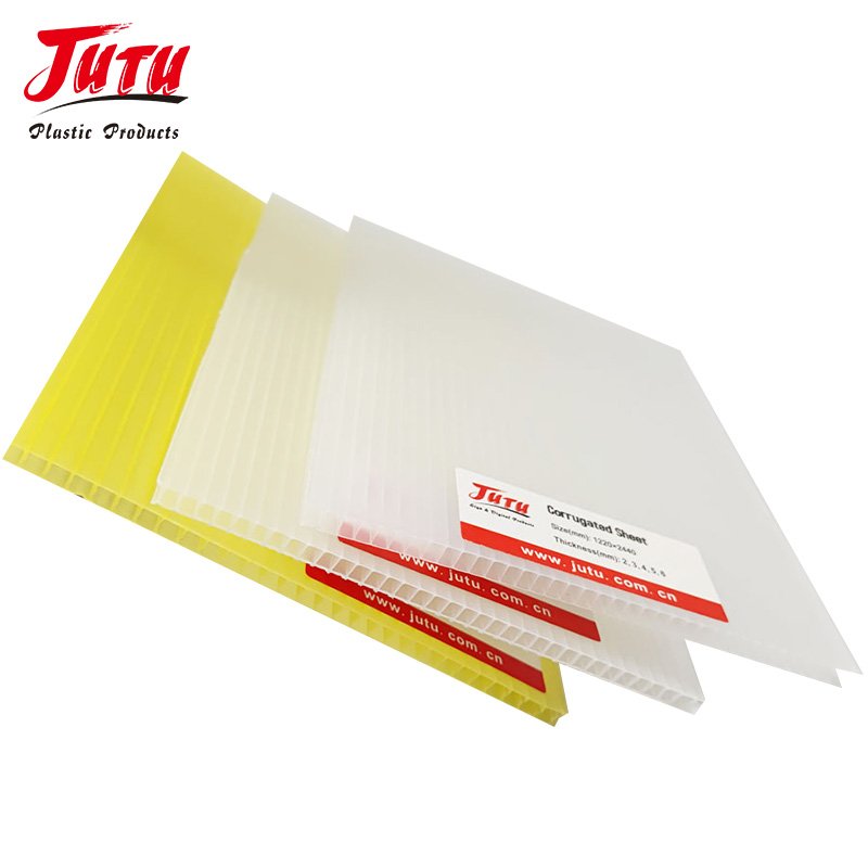 JUTU Factory Direct Sale Flame Retardant Pp Hollow Board Panels For Eco Friendly Packaging