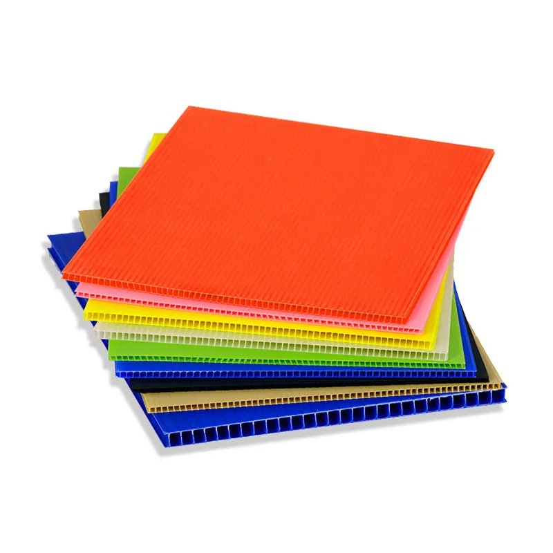 Multicolor PP Hollow Sheet for Industrial Applications PP Corrugated Sheet for Export Selling at Economical Price