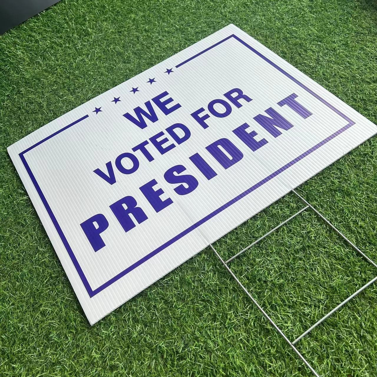 Custom Pp Material Corrugated Plastic Board Printing Coroplast Yard Signs