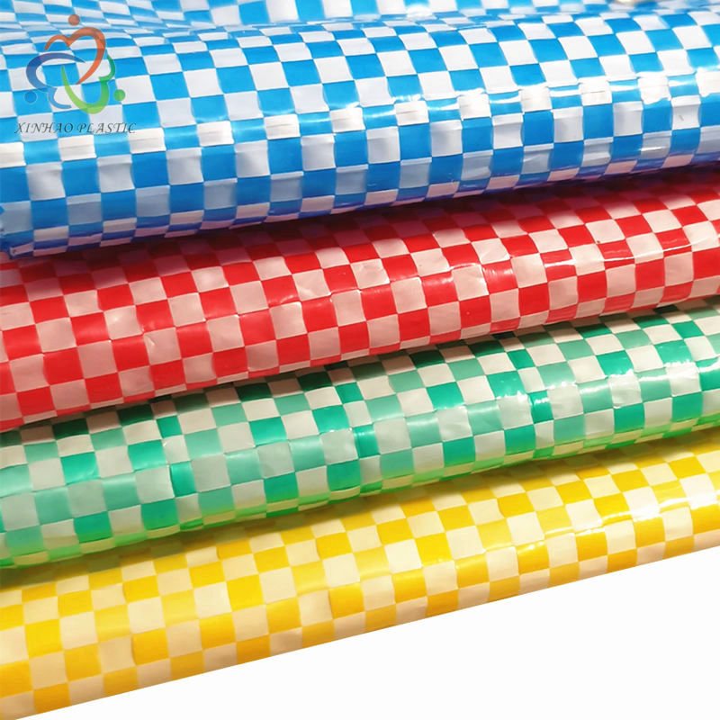 Colorful 60g - 200g PP Woven Fabric Tubular Fabric for Bags and Packing