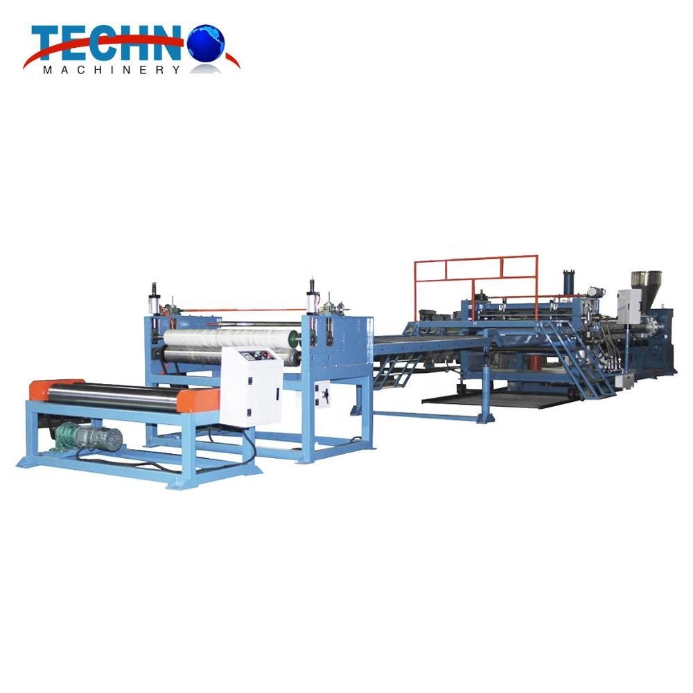 PE PP PS Sheet Extrusion Production Line/Single Screw Extruder Plastic Sheet Making Machine