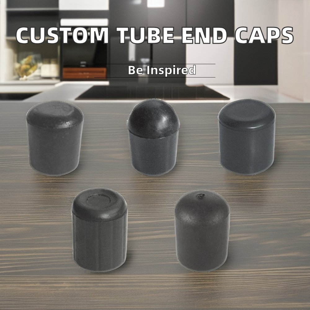 Customized PP Plastic End Caps and Plugs Rectangular Tube & Steel Pipe Fitting Cap for Extrusion Used in Various Applications