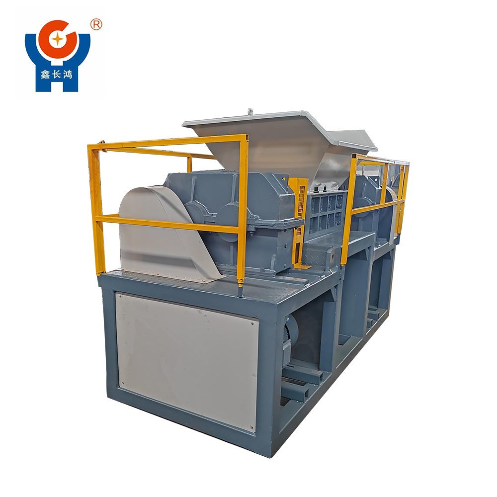 New Double Shaft Plastic Can Bottle Crusher PET PP PE Waste Grinder Granulator with PVC Material Engine & Gear Components