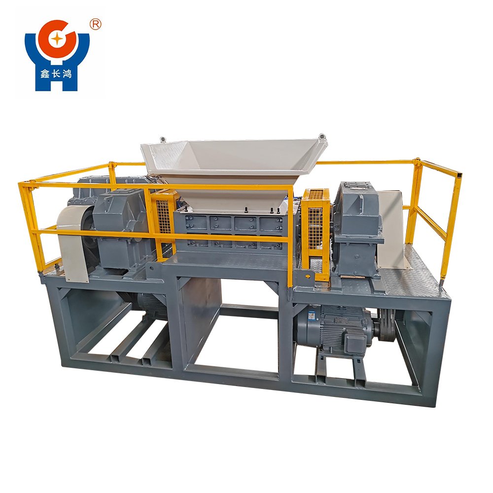New Double Shaft Plastic Can Bottle Crusher PET PP PE Waste Grinder Granulator with PVC Material Engine & Gear Components