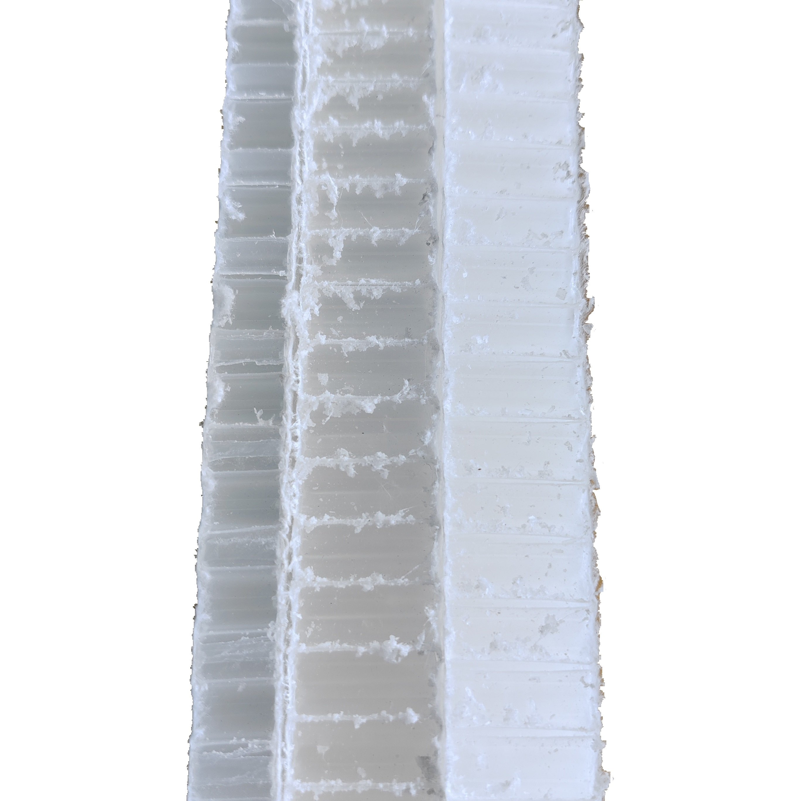 8mm Cell Diameter Plastic PP Honeycomb Core With Non Woven Fabric and Barrier Film for Lamination Sandwich Panels
